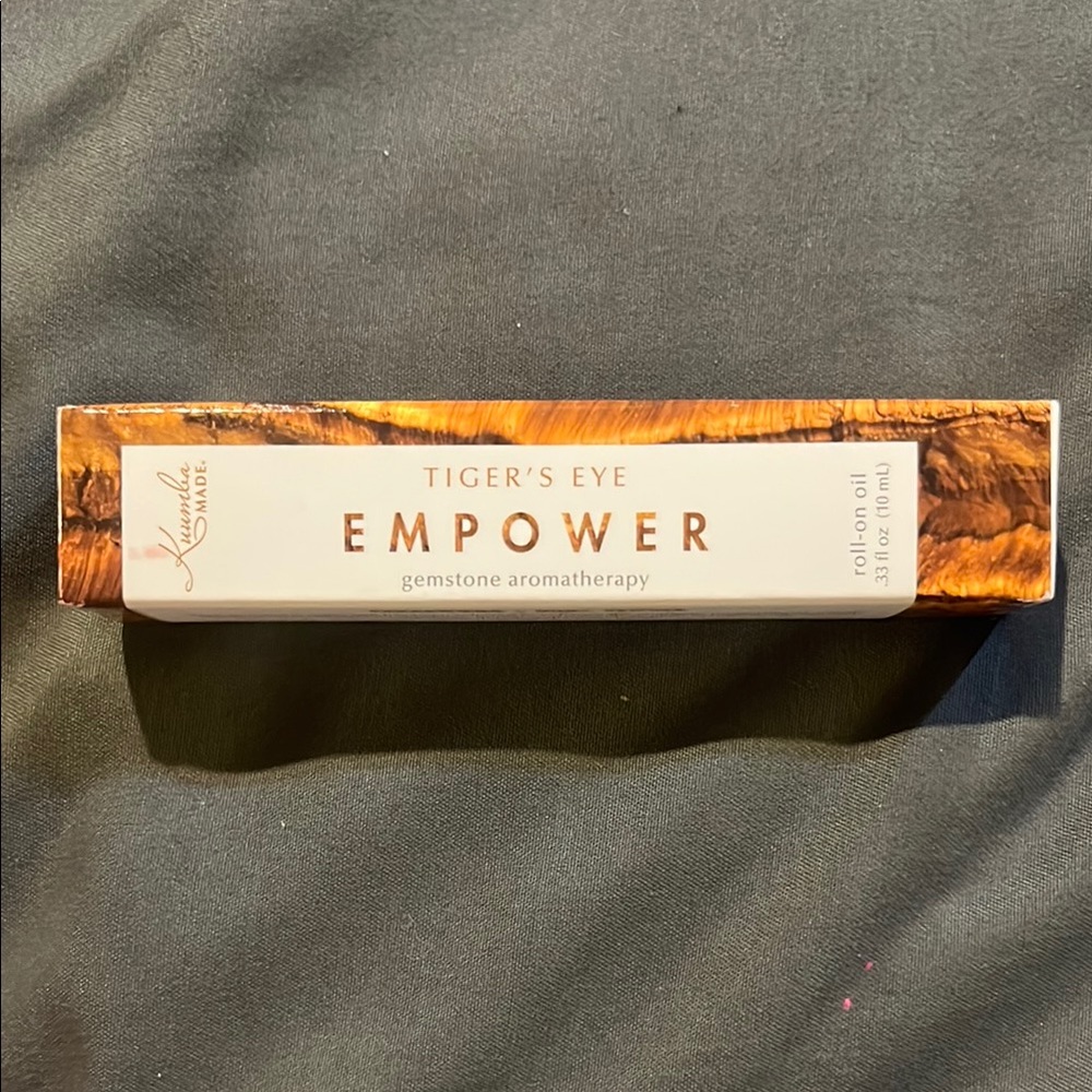 Kuumba Made Aromatherapy Roll-On Oil - Tiger's Eye. Gemstone aromatherapy